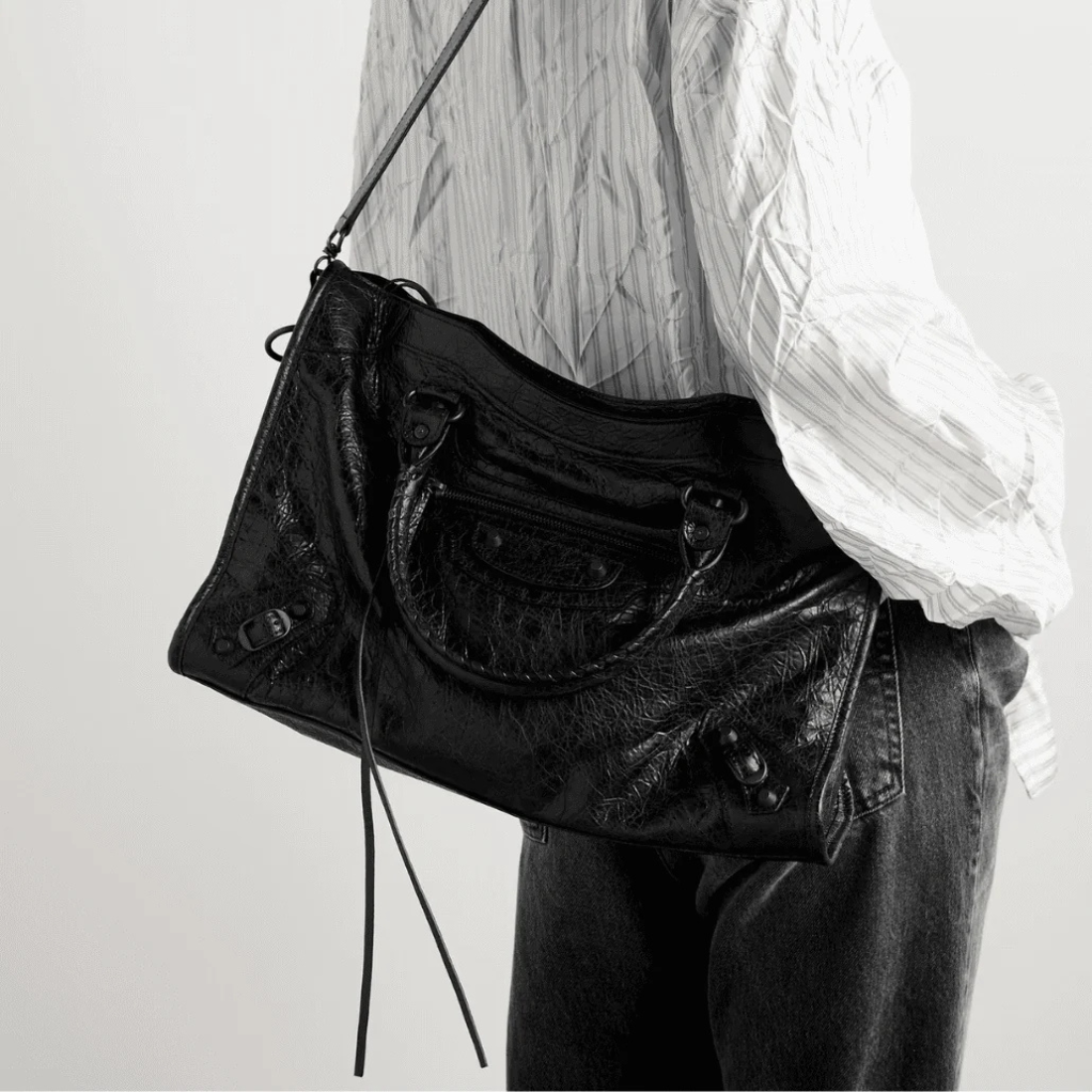 Milano City Bag Pearl White