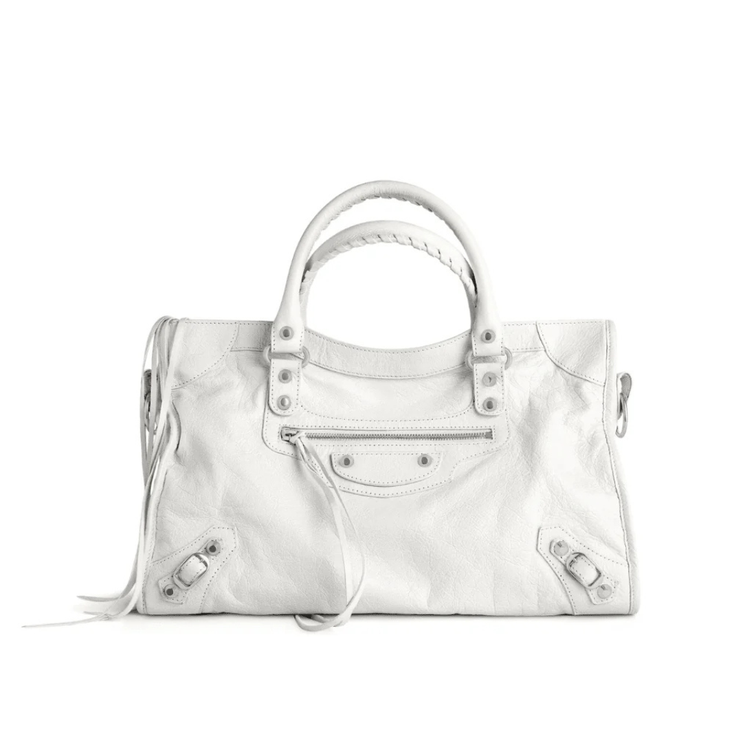 Milano City Bag Pearl White