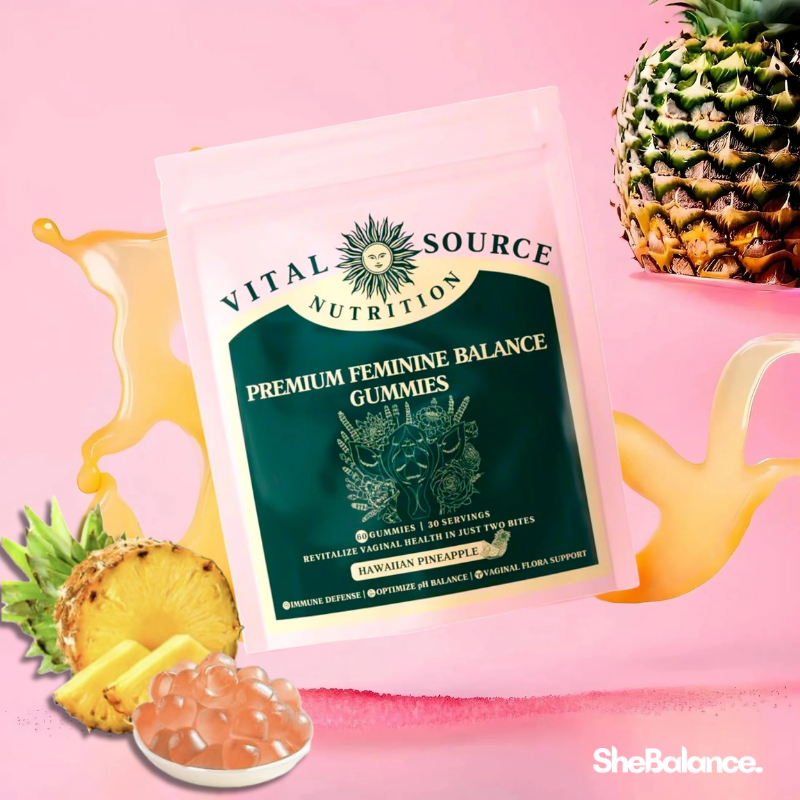 Feminine Balance Gummies - Fragrant & Tasty as a Pineapple!