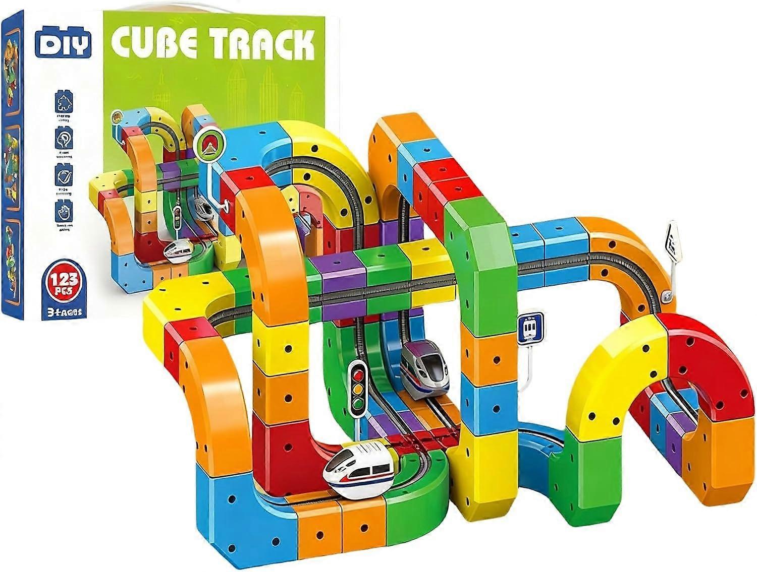 Cube Track - Electric Railway Builder